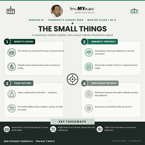 Quadrant brief for session 10: Governance Is The Small Things